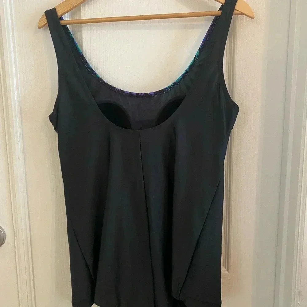 Blair Womens black One Piece Swimsuit
